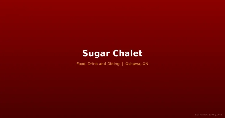 Sugar Chalet - Food, Drink & Dining in Oshawa